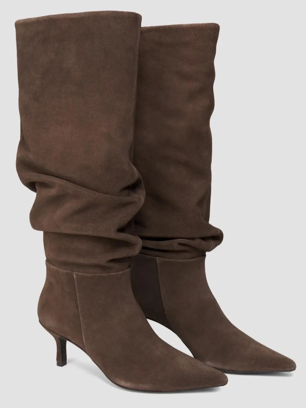New SIMKHAI Women’s Jordi Suede Slouchy Boots Size 9 in Brown (No Box or Tags)